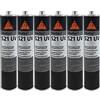 Sikaflex 521-UV - Set di 6 guarnizioni ibride per roulotte, 300 ml, grigio chiaro