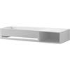 Bernstein Lavabo sospeso con portaoggetti e porta asciugamani TWG62 - Solid Surface - bianco opaco, Larghezza lavabo:100 cm
