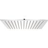 vidaXL Soffione Acciaio Inox Miscelatore Pioggia 30x30cm Quadrato Testa Doccia