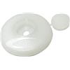 NEXTRADEITALIA CF da 25PZ RONDELLONE NYLON CON ESPANSO PER LASTRA DI POLICARBONATO DIAMETRO 40MM (CIRCA),LUNGHEZZA GAMBO 6 MM