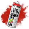 INRAL Vernice spray - rosso traffico lucido RAL3020 vernice spray universale 400 ml. bomboletta spray per metallo, plastica, legno e pietra - alta copertura, resistente alla pioggia e ai raggi UV per