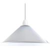 Generic Homin Paralume retrò vintage cono in metallo paralume facile da installare paralume industriale 4 cm E27 foro per appendere per cucina soggiorno bar corridoio (Bianco)