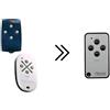 Roger Telecomando garage originale Roger E80/TX54R compatibile con vecchi modelli ROGER TX14, ROGER TX104