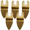 Rennie Tool Company Confezione da 5 - Set di lame multiutensile in carburo, compatibile con Dremel Fein Multimaster Makita Etc Oscillante