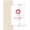 Q-COVER VERNICE COPRENTE PER LEGNO 1L SEMI-OPACA Bianco crema RAL 9001 SMALTO RAL PER LEGNO PROTETTIVO INTERNI/ESTERNI ca. 80-150 ml/m²