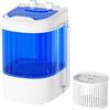 INTERGREAT Lavatrice portatile, mini lavatrice da 3 kg, piccola lavatrice per appartamenti, dormitori, camper, viaggi (blu)
