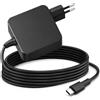 DaviHai Alimentatore USB-C 65 W per laptop, 20 V 3,25 A, spina UE, cavo da 1,7 m
