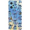 LA CASA DE LAS CARCASAS Realme GT Neo 2 - Realme GT 2 Ufficiale Lilo & Stitch Pattern trasparente per proteggere il tuo cellulare,Cover per iPhone in silicone flessibile con licenza ufficiale Disney