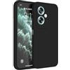 HAFFAN Custodia in Silicone TPU Compatibile con OPPO A79 5G / OnePlus Nord N30 SE (6.72 inches), Cover Case Protettiva per Cellulare - Nero