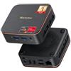 Blackview MP20 Mini PC, AMD Ryzen 3300U, 16GB DDR4 512GB SSD, Windows 11 Pro Mini Desktop PC, Torre PC di ricambio, 4K Dual Display HDMI + DP, 5GHz WiFi, Gigabit LAN, VESA, 3 anni di garanzia