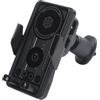 FABULETTA Supporto per cellulare da auto, 15 W, ricarica rapida, con dissipazione del calore, magnetico, rilevamento a infrarossi, per cruscotto, prese d'aria, ventosa, 15 x 10 x 6 cm