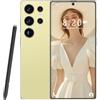 ULUCAN Telefono S25 Ultra Max 5G - 16GB di RAM, 1TB di spazio di archiviazione | Display AMOLED da 7,3 1440x3040 | Fotocamera Pro da 108MP e 72MP | Batteria da 8000mAh | Snapdragon 8Gen3,Gold-1TB