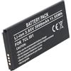 AccuCell Batteria compatibile con TCL 501 - polimeri di litio, 3,85 V, 3000 mAh, 11,55 Wh, integrata