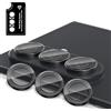 AnnhanT Pellicola Fotocamera per Samsung Galaxy Z Fold 8 Ultra, 1 Pezzi Protettiva Vetro Temperato, Durezza 9H HD Chiaro Antigraffio, Trasparente Anello Metallico Infrangibile - Nero