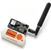 PINGEQUA Scout Lite ESP32-C5 WiFi 6 GNSS Modulo di registrazione per Flipper Zero, scheda di sviluppo WiFi 2.4/5GHz con supporto microSD CSV e antenna SMA