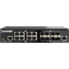 QNAP Switch di rete gestito 10GbE a mezza larghezza a 16 porte (QSW-M3216R-8S8T-US) Layer 2, gestione Web