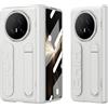 MUDASANQI Compatibile con Honor Magic V5 Custodia con pellicola protettiva integrata e cavalletto nascosto, custodia protettiva con cerniera, custodia antiurto a corpo intero compatibile con Honor