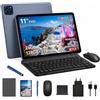 TABWEE Tablet 11 con Android 16 e Tastiera per Ufficio e Studio | Tastiera e Mouse Inclusi, 24 GB RAM, 128 GB ROM (2 TB TF), Display Widevine L1 FHD, Batteria 8000 mAh con Gemini AI, Wi-Fi 5G