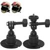 NEOSOU Confezione da 2 cuscinetti adesivi flessibili per casco GoPro, Insta360 X5 X4 X3, Ace Pro 2, Go Ultra, GO 3S, DJI Osmo 360, Nano, Action 6 5 Pro 4 3, Pocket 4 3, accessori per auto moto e bici