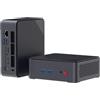 AWOW Mini PC AMD Ryzen Embedded R2514 (4 core, fino a 3,7 GHz), 16 GB DDR4, SSD PCIe 3.0 da 512 GB, grafica Radeon, display 4K da 1000 m, WiFi 5