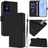 Generico COVER Compatibile con TCL 50 5G / TCL T613K-2ALCA112 Custodia protezione STAND flip LIBRO case magnetica GEL TPU ECO PELLE protezione antiurto antigraffio portafoglio taschini interni vano card (Nero)