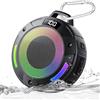 aowoka Cassa Bluetooth Portatile, Cassa Bluetooth Impermeabile con Luce, IPX7 Antipolvere/Impermeabile, Galleggiante, 24h Riproduzione, TWS & Scheda TF, Casse Bluetooth per Doccia/Escursionismo/Vacanze