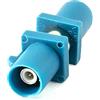 AMPIRE CAB-FAK-MM FAKRA - Adattatore maschio a maschio, colore: Blu acqua