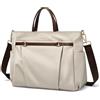 GOLF QUALITY Borsa Messenger Donna Impermeabile Borsa Porta PC 15 Pollici - Borsa Lavoro Grande per Ufficio, Università e Scuola - Albicocca