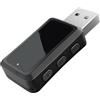 LgCiXli Adattatore Bluetooth 5.3 per auto, trasmettitore FM e ricevitore per auto e impianti stereo, stabile audio wireless, vivavoce con microfono, USB e AUX da 3,5 mm
