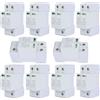 Tyenaza 10 pz DC Solar Protezione da sovratensione 2P Protezione da sovratensione DC Fotovoltaico Protezione da fulmini Scaricatore di tensione (10 pz 2P40KA)