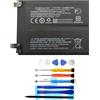 Vvuilsty BM58 Batteria di Ricambio per Xiaomi 11T Pro, Batteria a 0 Cicli Compatibile con Xiaomi 11T Pro con Kit di Strumenti di Riparazione