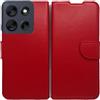 KEJI Cover Custodia per Motorola Moto G56 5G, Cover Custodiaa Libro in Pelle Portafoglio con Supporto Flip Caso Supporto Stand Chiusura Magnetica Motorola Moto G56 5G, Elegante (ROSSO)