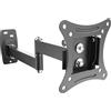 RICOO S1211 Supporto TV da parete Staffa TV 13-34 pollici per 13 22 24 27 30 32 34 pollici girevole inclinabile fino a 25 kg max VESA 100x100