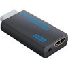 INF Adattatore compatibile con Wii a HDMI, convertitore Wii HDMI 720/1080P HD con uscita audio 3,5 mm