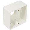 Good Connections Custodia per montaggio esterno, 80x80x40 mm, bianco perla RAL1013, connessioni buone (GC-N0029)