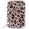 Mnsruu Ghepardo con stampa leopardata, astuccio per matite, astuccio per matite, matite, cancelleria, borsa per la scuola, borsa per il trucco, per bambini e ragazzi e ufficio