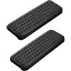Msiud L FöRmige - Cuscinetti per gomiti da scrivania, 2 pezzi, in memory foam, con fondo in gomma antiscivolo, ergonomici per tastiera del computer, ufficio