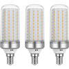 SCNNC Lampadina Led E14 Mais 20W, 2200LM Bianco Caldo 3000K, AC175-265V, 200W Lampadine a Incandescenza Equivalenti, Non Dimmerabile, E14 Mais per Lampadari, Plafoniere, Lampade da tavolo, Confezione da 3