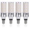 SanGlory Lampadina LED E14 Bianco Caldo, 12W E14 Lampadine Mais 3000K, Equivalenti a 100W Lampada Alogena, Angolo 360°, AC 175-265V, Nessun Sfarfallio, Non Dimmerabile, Pacco da 4