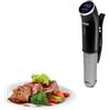 Princess Sous-Vide Stick, Sous Vide Cooker & Termocircolatore Di Precisione, Display Digitale, IPX7 Impermeabile, Temperatura 25-95 °C, Segnale Fine Cottura, 1200 W, Nero, 01.267003.01.001