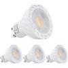 SanGlory 4 x Lampadine GU10 LED 7W, Lampade GU10 LED Bianco Calda 3000K 680 Lumen, Pari a Lampadine Halogen da 70W, Lampade LED GU10 Non Dimmerabile