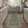 BEIMO Tappeto da Corridoio 80x150 cm, Vintage Boho Lungo per Cucina, Lavabile e Antiscivolo, Ideale per Cucina, Corridoio, Camera da Letto, Soggiorno,Verde Profondo