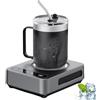 Generic Sottobicchiere Riscaldante E Raffreddante, Tazza Portatile A Raffreddamento Rapido Con Congelamento Rapido In 10 Secondi E Timer Di 18 Ore, Refrigeratore E Riscaldatore Elettrico Istantaneo gray