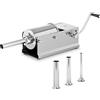 Royal Catering Insaccatrice Manuale Per Salumi Orizzontale Macchina Per Insaccare RC-SFV3L (Acciaio Inox, 3 litri, 2 velocità)