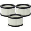vhbw 3x filtro compatibile con Rowenta X-Force Flex 9.60 RH2078WO, RH2079WO, RH20C0WO, RH20C2WO aspirapolvere - filtro motore HEPA nero/bianco
