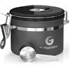 Coffee Gator Barattolo Porta Caffè, Mantiene il Caffè Aromatico Più a Lungo, Cucchiaino in Acciaio Inox Incluso, di Prima Qualità