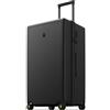 LEVEL8 Valigia Grande Elegante Micro Diamante Strutturato Design Valigia Bagaglio a Mano Valigie Trolley Rigido con Rotelle Girevoli e Lucchetto TSA Integrato 74.5x42.5x34CM, 99L, Nero