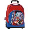 FCP Trolley Zaino scuola Super Mario Kart + Omaggio portachiave Super Mario o Luigi 3D + omaggio penna colorata