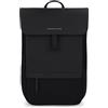 Kapten & Son Zaino Fyn All Black o Sandstone | Donna & Uomo | Elegante e pratico zaino messenger, 11L | Ideale per lavoro, scuola, viaggio| Vegano & Impermeabile, porta PC da 15