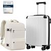 COOLIFE EasyJet Valigia Cabina 55x40x20 e Ryanair Bagaglio a mano 40x30x20